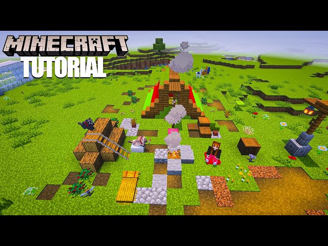 MINECRAFT : Campsite Design & Tutorial