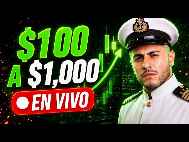 🔥 RETO TRADING: $100 A $1000 EN 30 DÍAS | BITCOIN Y CRIPTO SCALPING EN VIVO Y EN DIRECTO 🔴
