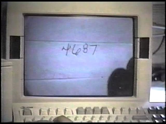 Convolutional Network Demo from 1989