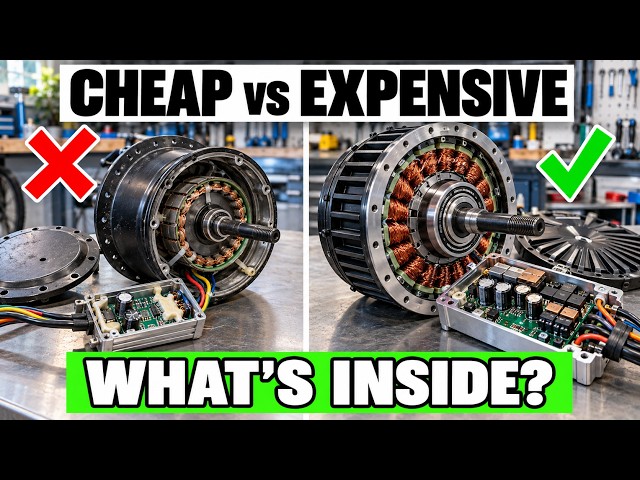 Cheap vs Expensive E-Bike Motors — What’s Actually Inside?