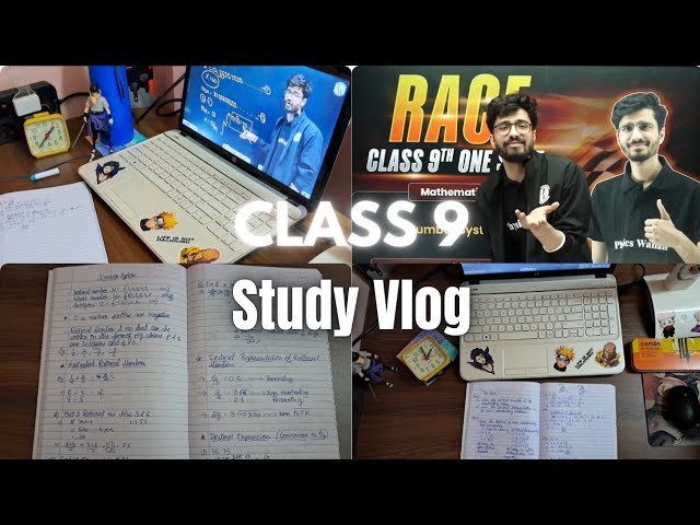 CBSE 9TH GRADER 📖 STUDY VLOG 📚 | Class 9 Study Vlog | Study Routine of 9th grader😊