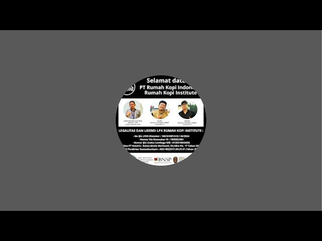 PT Rumah Kopi Indonesia is live now!