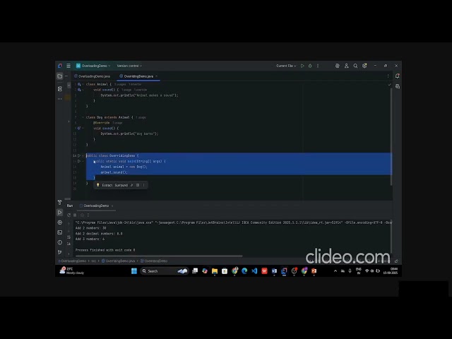 Overriding vs Overloading in Java