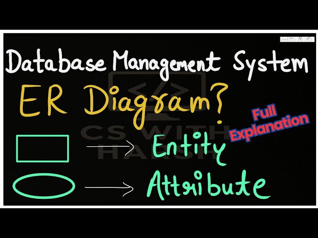How to Make ER Diagrams in DBMS? | What is ER Model Explained with Example | Easy Tutorial