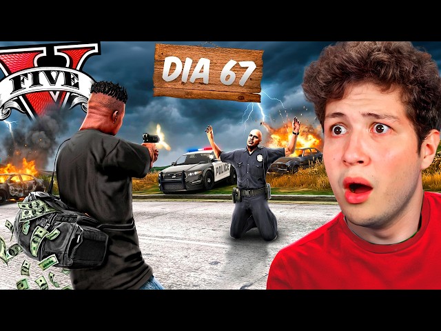 Sobreviví 100 DÍAS sin LEYES en GTA 5! 🚔🚫 (Mods)