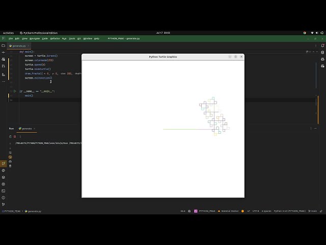 How to create complex fractals with python? how to draw stunning fractals with python turtle