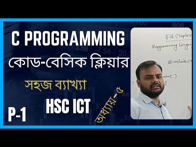C Programming কোড এর বিস্তারিত ব্যাখ্যা। HSC ICT Chapter 5 | C program Basic explanation | ICT Home