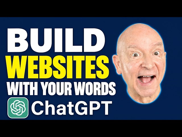 ChatGPT @Sites Tutorial: Build a Website Without Any Coding! English only! (Really!)