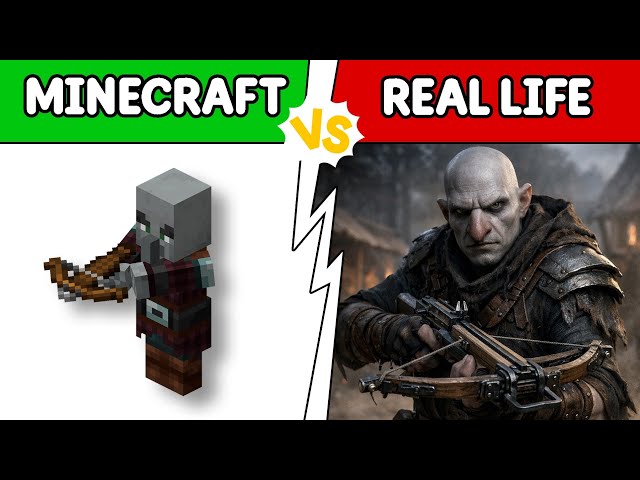 Amazing Mob Minecraft VS Real Life – Minecraft But Everything Is Realistic!