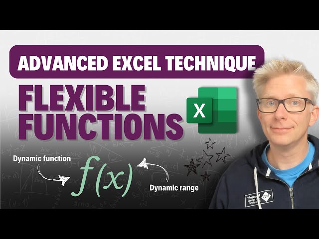 Using Flexible Functions in Excel (only for advanced users).