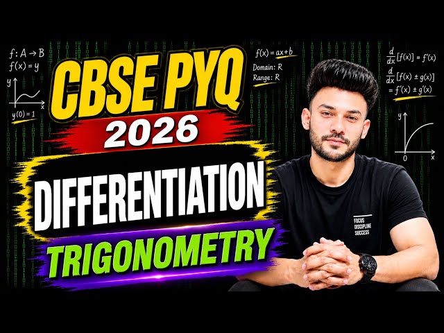 🔥CBSE 2027 Class 12  ( Lec 6) PYQ 2026 Continuity And Differentiability  Chapter 5 CBSE PYQ 