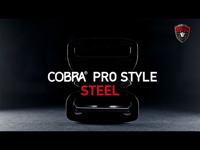 Rugged & safe: the new COBRA® PRO STYLE quick release buckle made of STEEL!