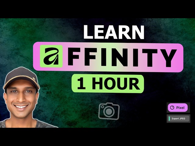 Beginner Affinity Photo Tutorial with Free Canva Account (Pixel Studio Edit)