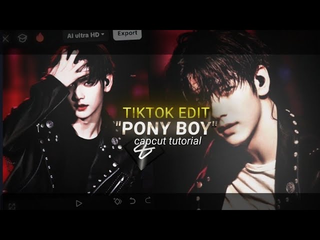 "PONY BOY" - KPOP TIKTOK TREND CAPCUT TUTORIAL | TXT | EXPLORE | TRENDING | VIRAL | CC | SOOBIN