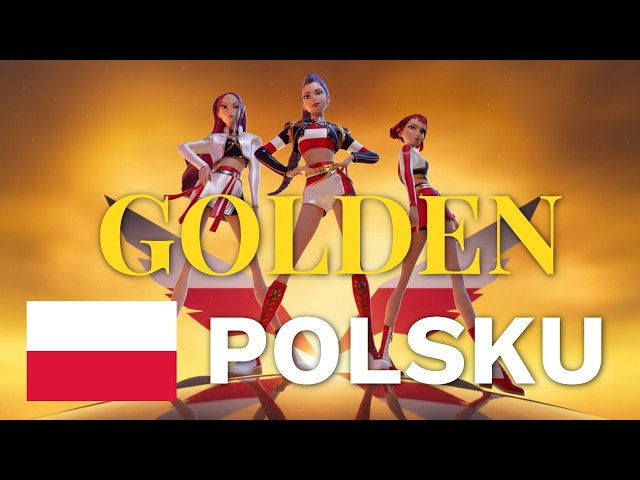 GOLDEN PO POLSKU (Lyrics) KPop Demon Hunters Huntrix Piosenki Tłumaczenie