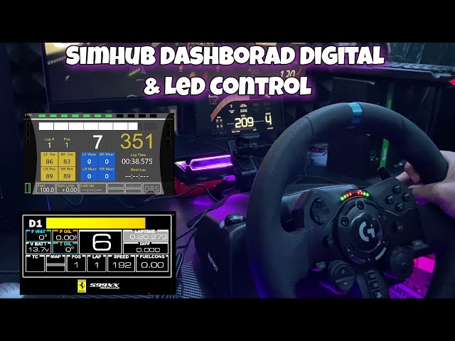 How to use SimHub & LED Control | Activate the Dashboard & LED Logitech G29 & G923 Forza Horizon 5