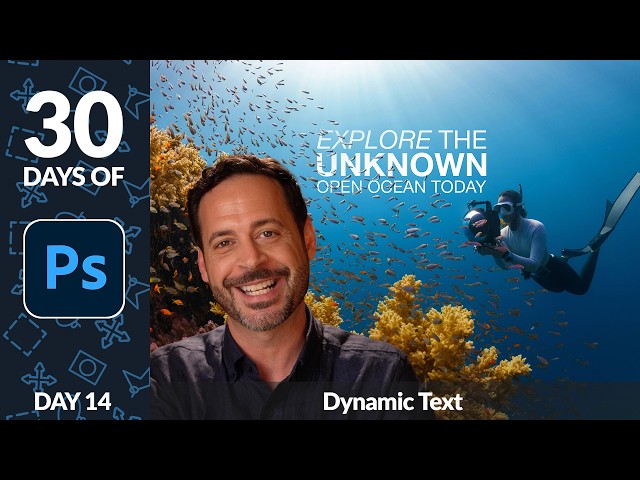 Explore Dynamic Text in Photoshop - Day 14