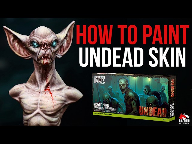 Como pintar piel de no-muerto / How to Paint Undead Skin tones with  @greenstuffworld