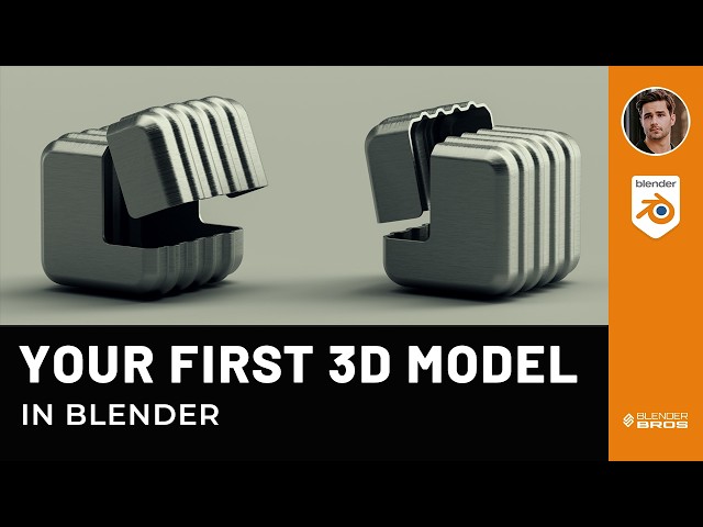 Your FIRST 3D Model in Blender (Tutorial)