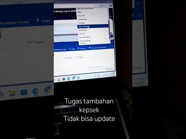 How to change additional assignments in Dapodik #dapodik #lifemotivation #howto #tutorial