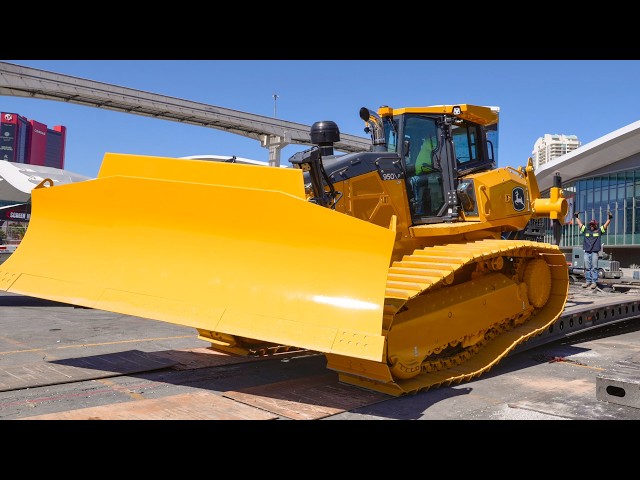 World's Largest 6 Way Blade Dozer Heavy Haul from Conexpo 2026
