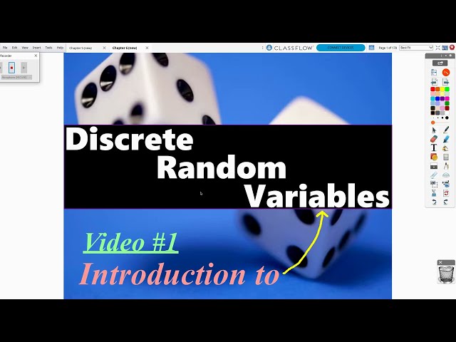 AP Statistics: Chapter 6, Video #1 - Discrete Random Variables
