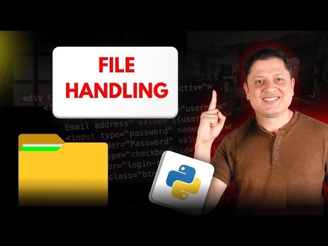 Python File Handling Explained in Simple Hindi | Open, Read, Write, Append Files