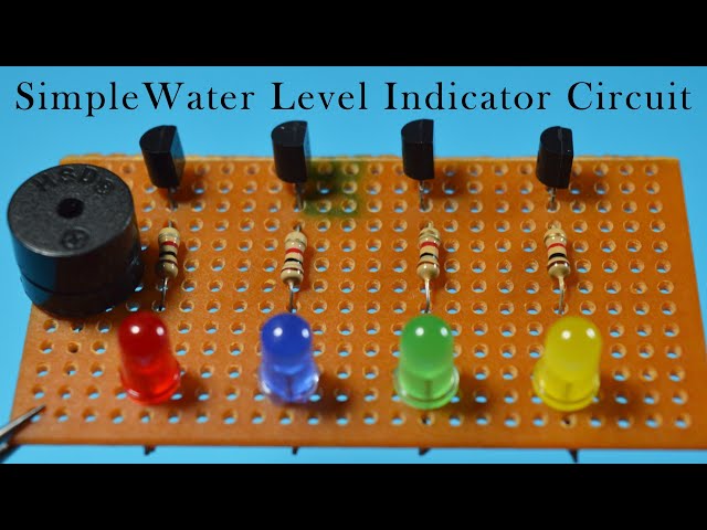 Simple Water Level Indicator 😱😱Using BC 547 Transistor  DIY Project for Beginners @MMtechno88