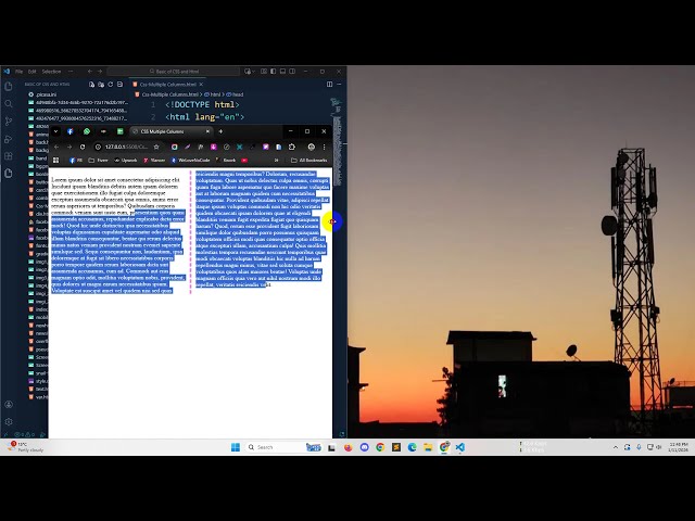 👉 CSS Multiple Columns Tutorial | Multi Column Layout in CSS Explained