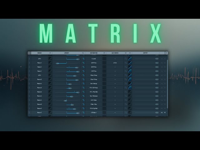 Complete Guide To Master Serum 2- EP 8: The Matrix (The “Pro” Section Everyone Skips)