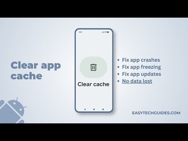 How to clear app cache on Android without losing personal data