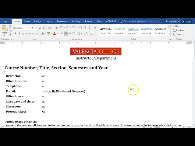 Word Accessibility Checker Assignment