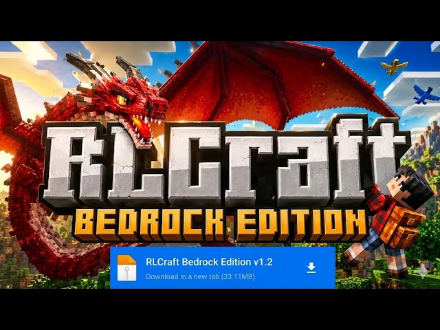 Minecraft bedrock free Rlcraft download link 1.26[Minecraft pocket edition free rlcraft ]