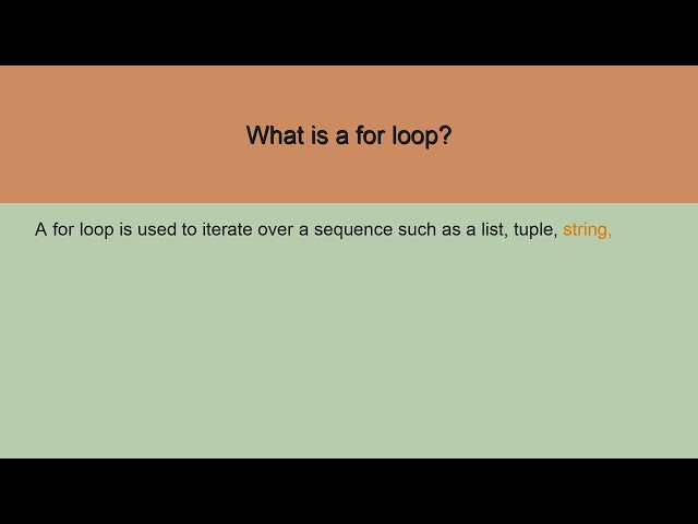 Python basic interview question answers  Part 1