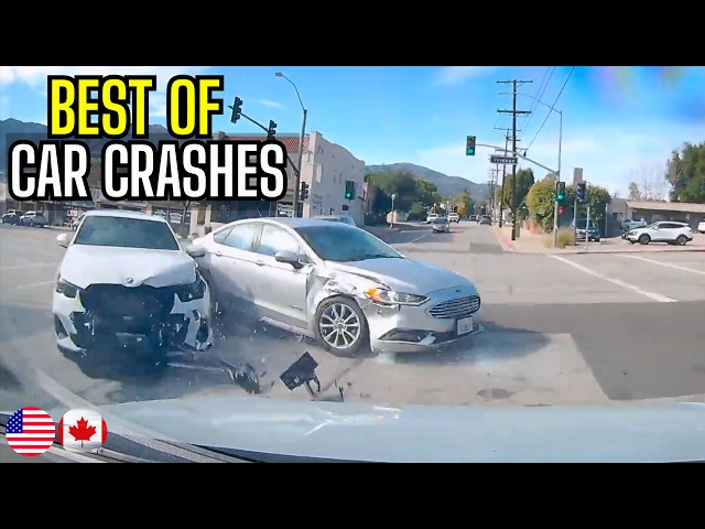 BEST OF CAR CRASHES COMPILATION | USA & CANADA - 74