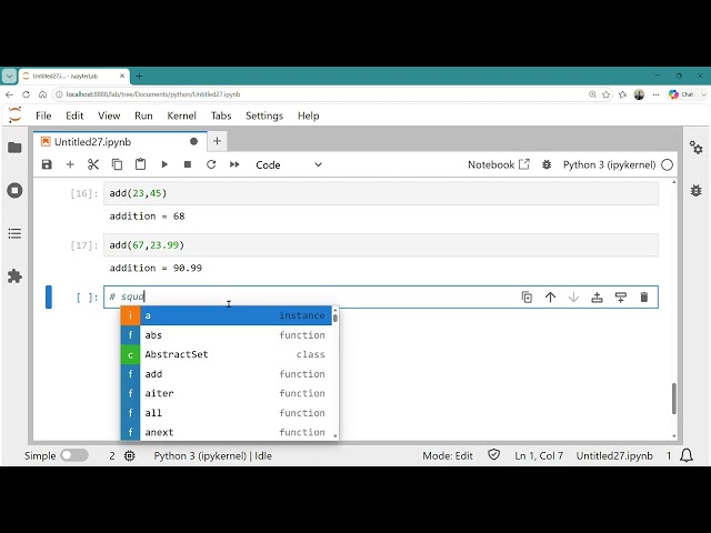 function in python