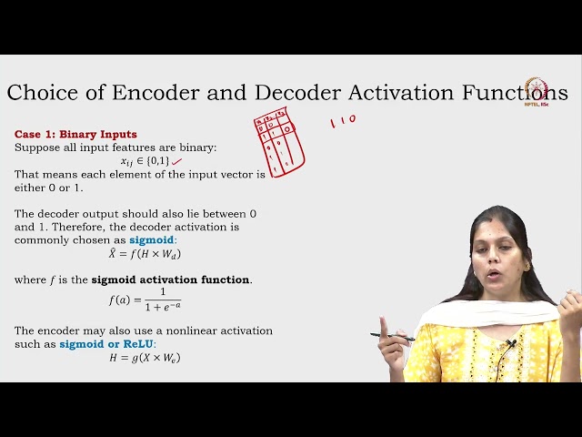 Lec 11 Training objective: Reconstruction Loss (MSE, Binary Cross-Entropy)