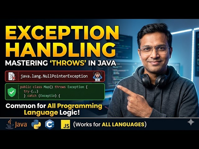Java Exception Handling Explained in 10 Minutes | try, catch, throws with Examples