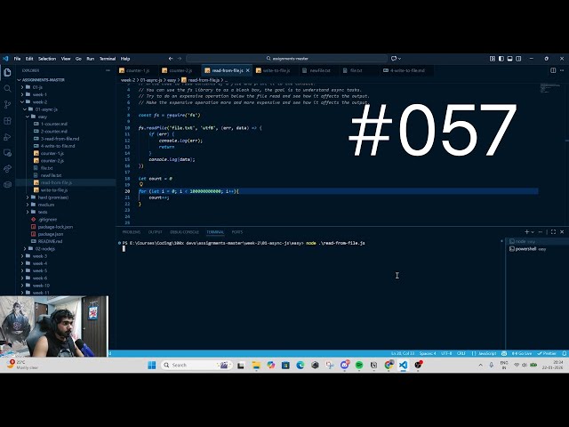 coding everyday until I'm employed | Day #057