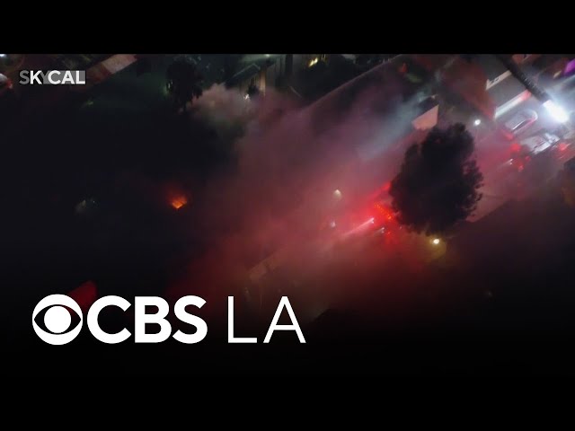 1 found dead after 3rd-Alarm fire at Baldwin Park condo complex, LA County firefighters say