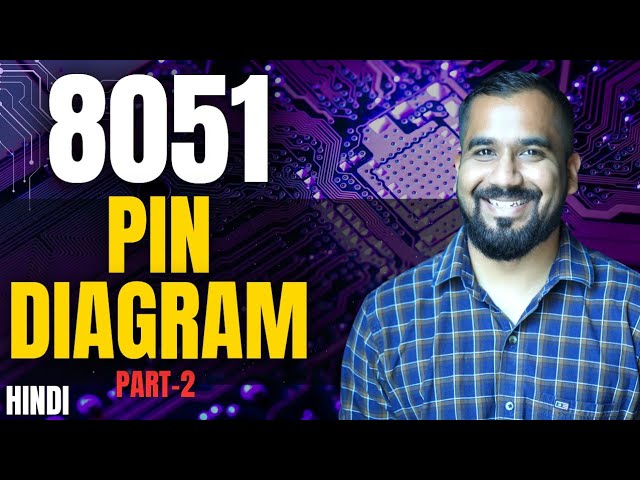 8051 Microcontroller Pin Diagram Part-2 Explained in Hindi