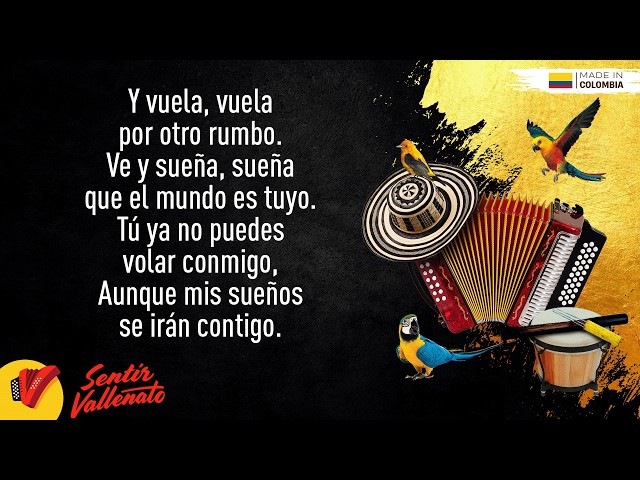 Una Hoja En Blanco, Omar Geles & Esmeralda Orozco, Video Letra - Sentir Vallenato