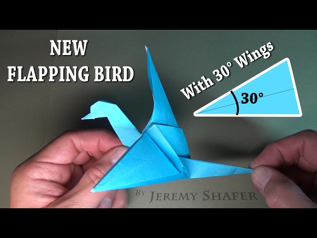 New Flapping Bird with Narrower Wings, Neck and Tail. Bigger Head!