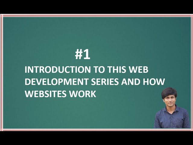 INRODUCTION TO WEB DEVELOPMENT AND HOW WEB SITES WORK ? || Web development Tutorials in  HINDI #1