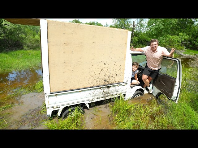 Our Mini Truck Camper is Stuck in a Swamp