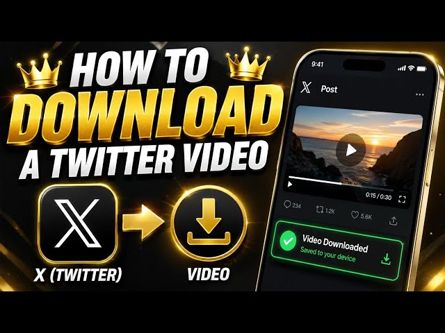How to Download Twitter (X) Videos in HD | No App required 🚨