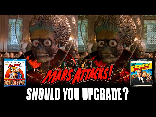 Mars Attacks! (1996) 4K UHD Review | 2010 Blu ray vs New 4K