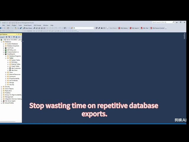 Smart Export for SSMS