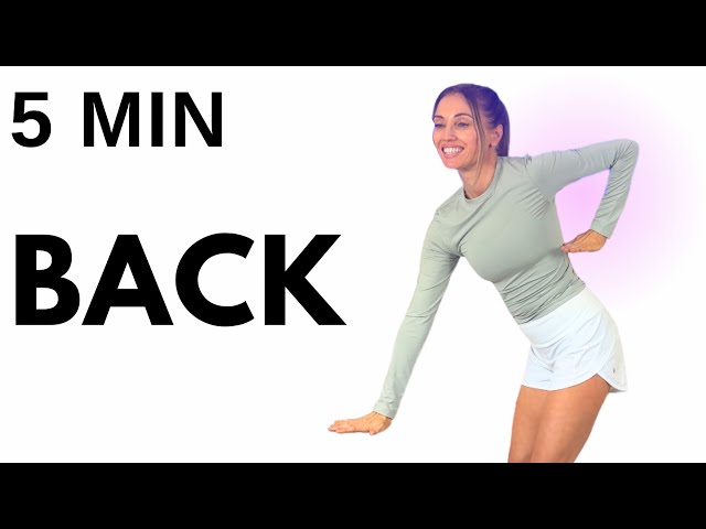 Tone Your Back in just 5 Minutes at Home - Small Space Workout