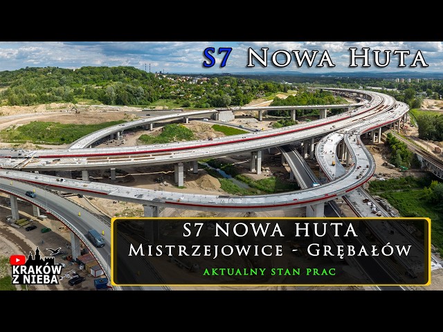 S7 Nowa Huta węzły Mistrzejowice - Grębałów - relacja maj 2026